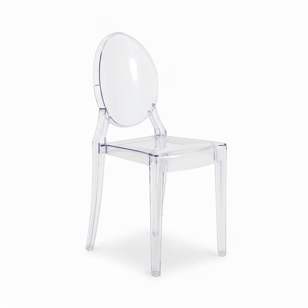 Ghost Stoel: Moderne transparante stoel voor een stijlvol en eigentijds effect.